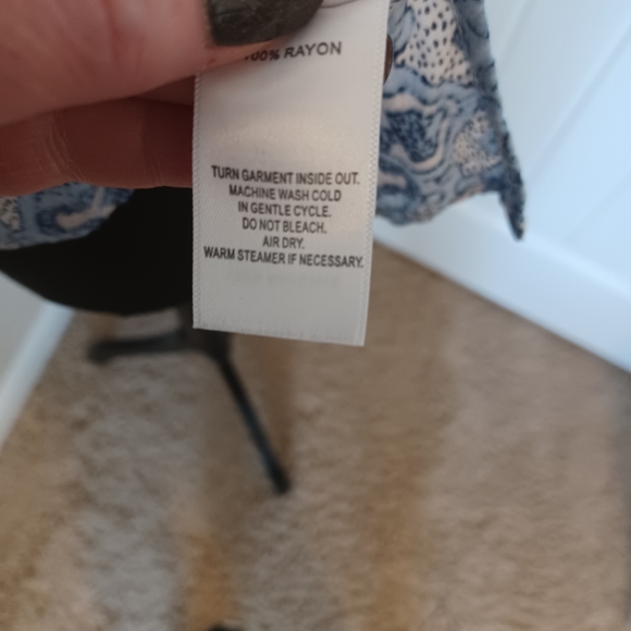 Crosby. Sleeveless Boho Blouse Top Women's Sz Small - Picture 5 of 7